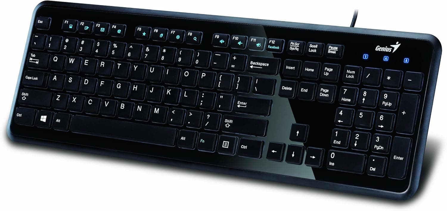 Genius SlimStar i250 Deluxe Multimedia Keyboard (SlimStar i250)