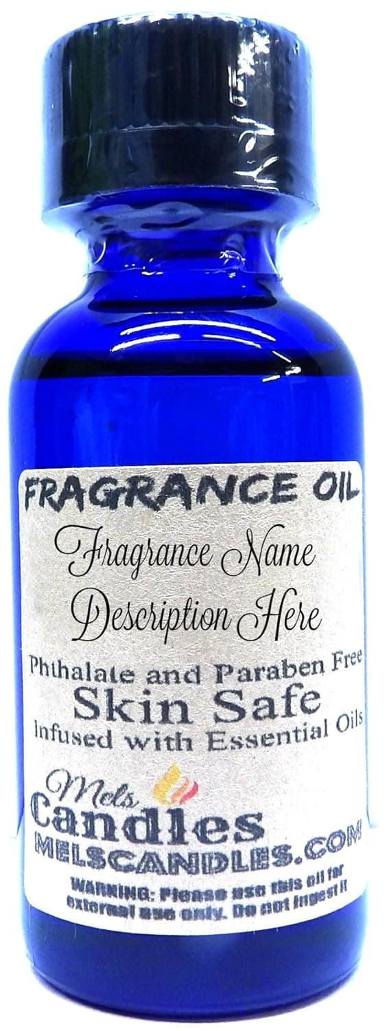 Spiced Pears 1 oz / 29.5ml Blue GLASS Bottle of Premium Fragrance/Essential Oil, Skin Safe Oil, Use in Candles, Soap, Lotions, Etc