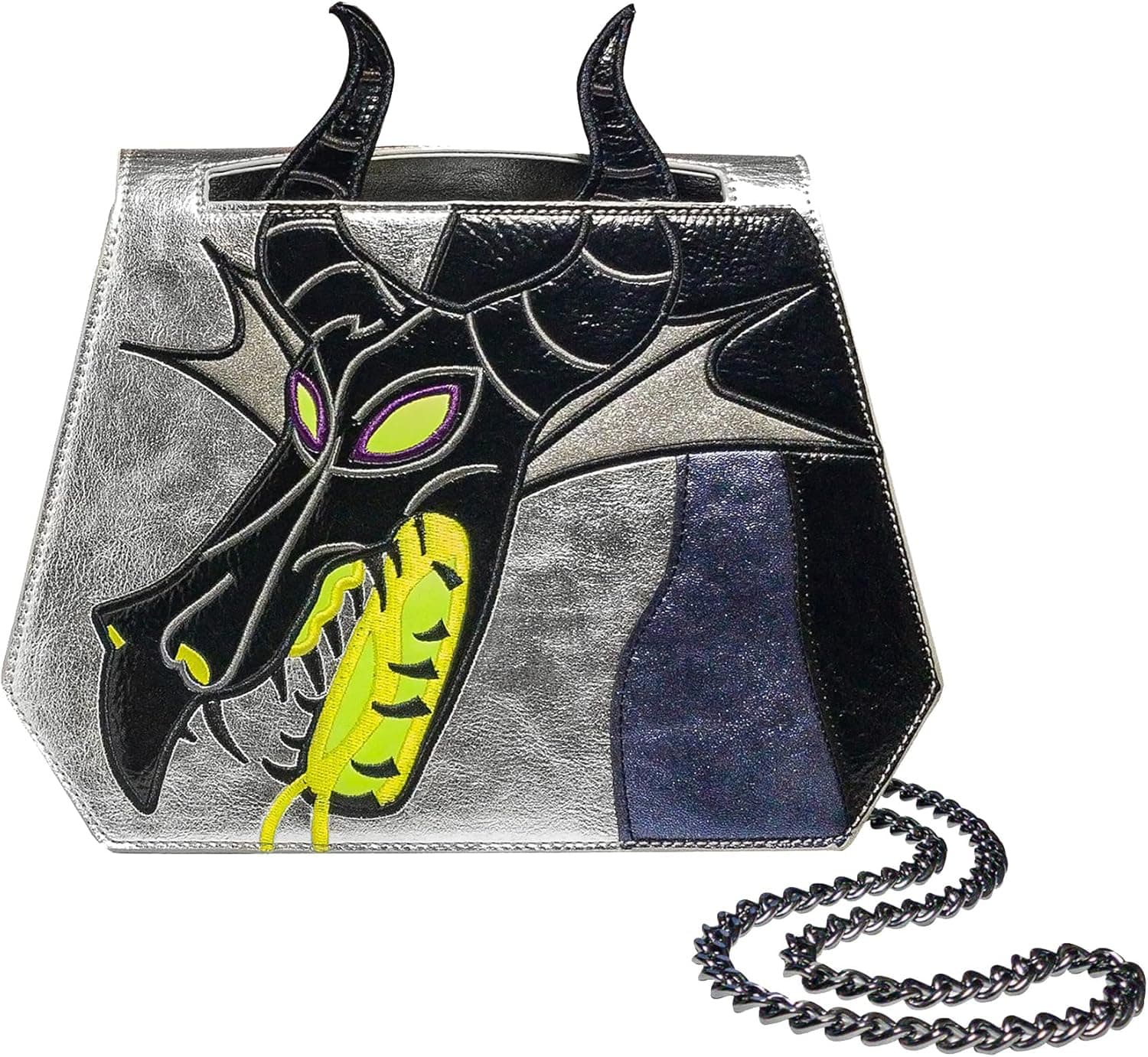 Danielle Nicole Disney Sleeping Beauty Maleficent Crossbody Bag, Black