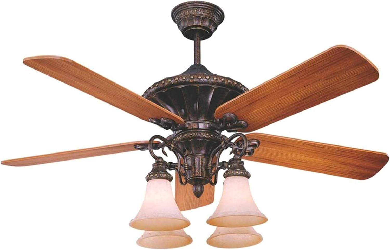 Savoy House 52-500-5WA-56 Villamoura 52 Inch Ceiling Fan, New Tortoise Shell