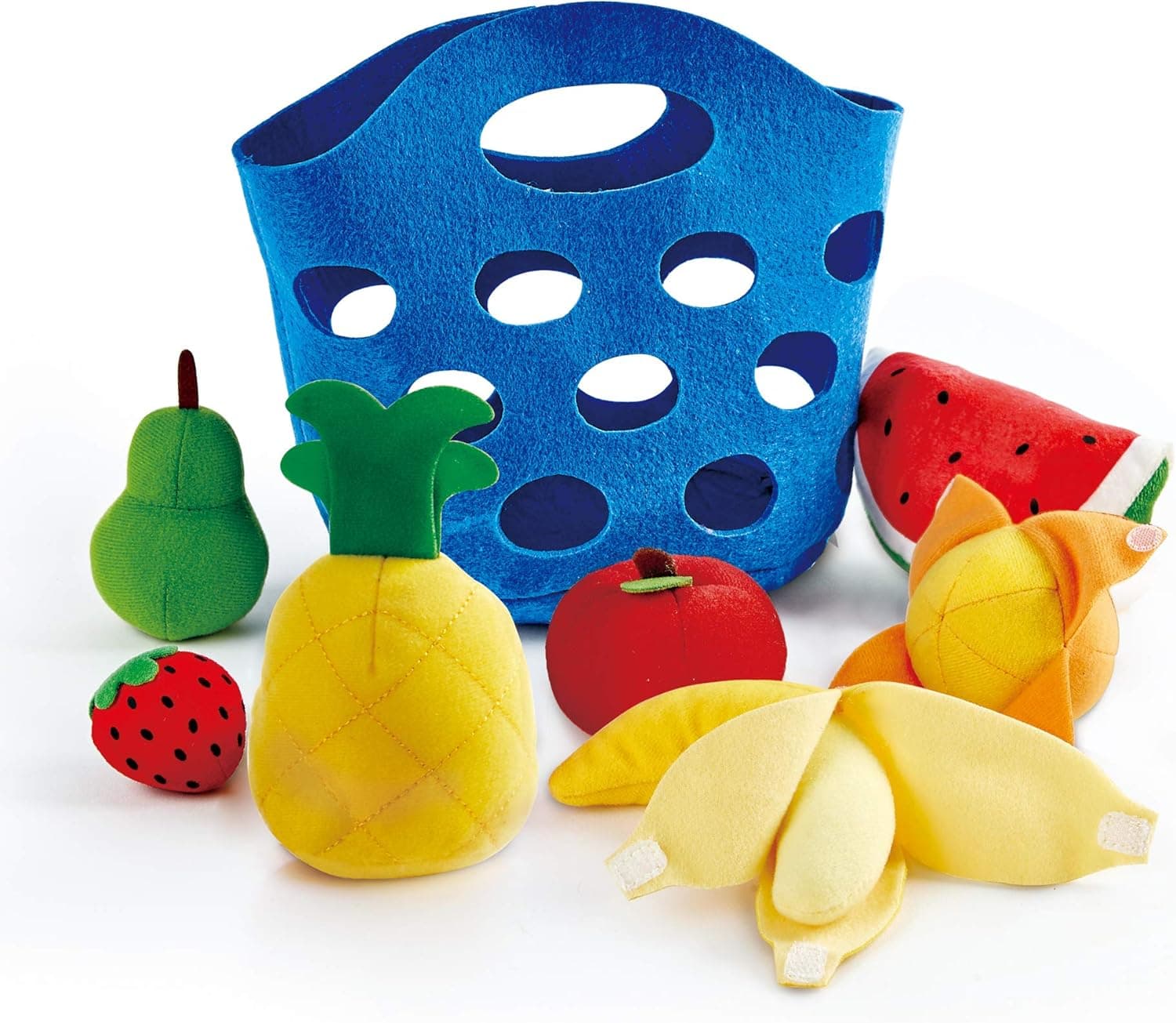 Hape E3169 Fruit Basket - Soft Food Accessories . Blue