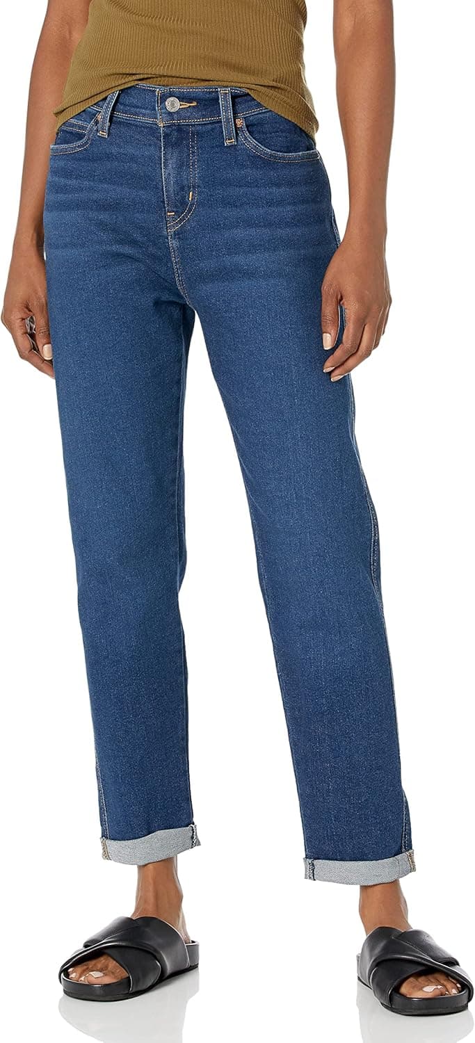 Signature by Levi Strauss & Co. Gold Label Women's Mid Rise Slim Boyfriend Jeans (Standard and Plus)