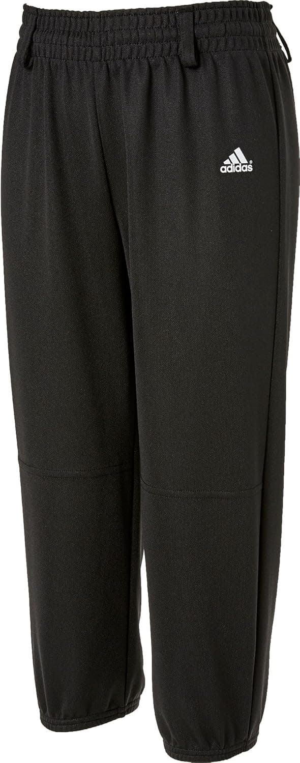 adidas Youth Triple Stripe Pull-Up Pants, (Black, XL)