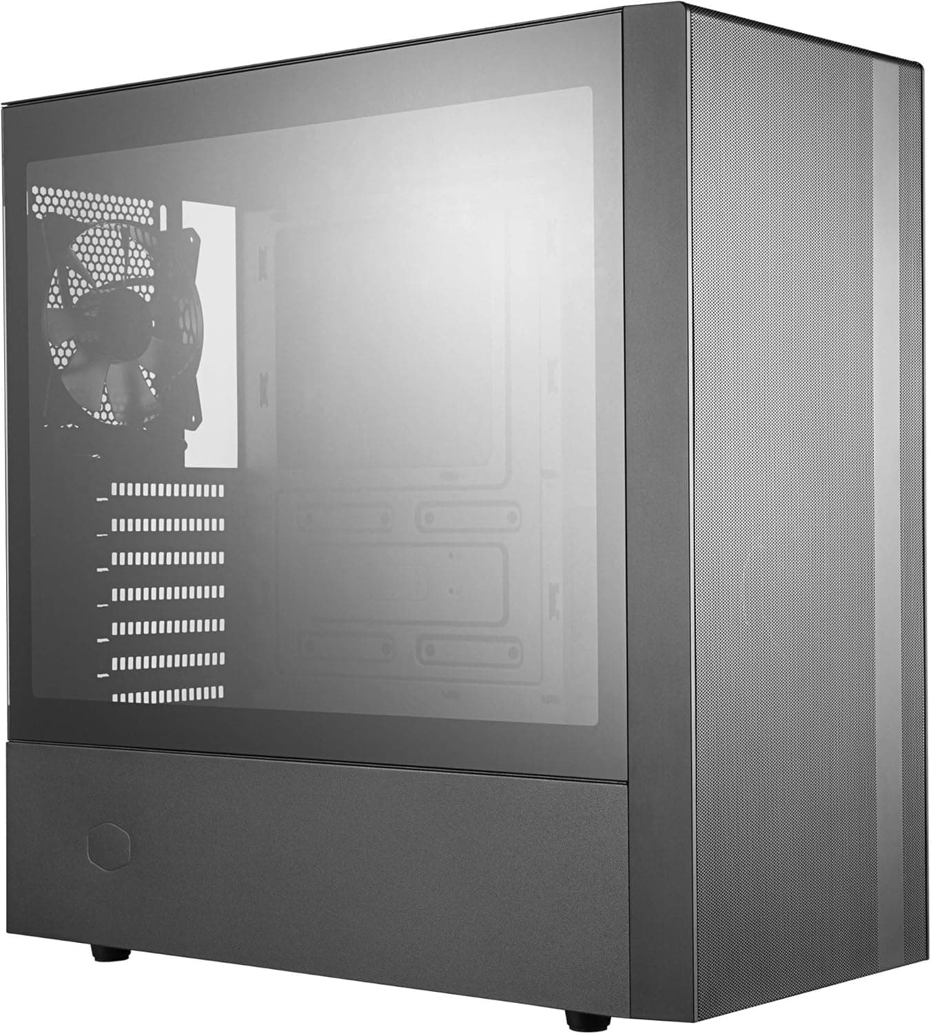 Cooler Master MasterBox NR600 ATX Mid-Tower with Front Mesh Ventilation, Minimal Design, Tempered Glass Side Panel and Single Headset Jack