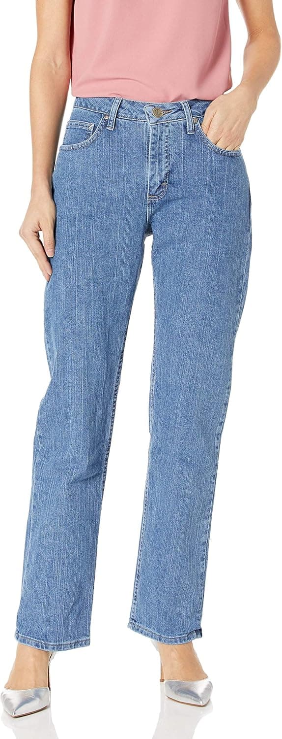 Riders by Lee Indigo Women's Relaxed Fit Straight Leg Jean