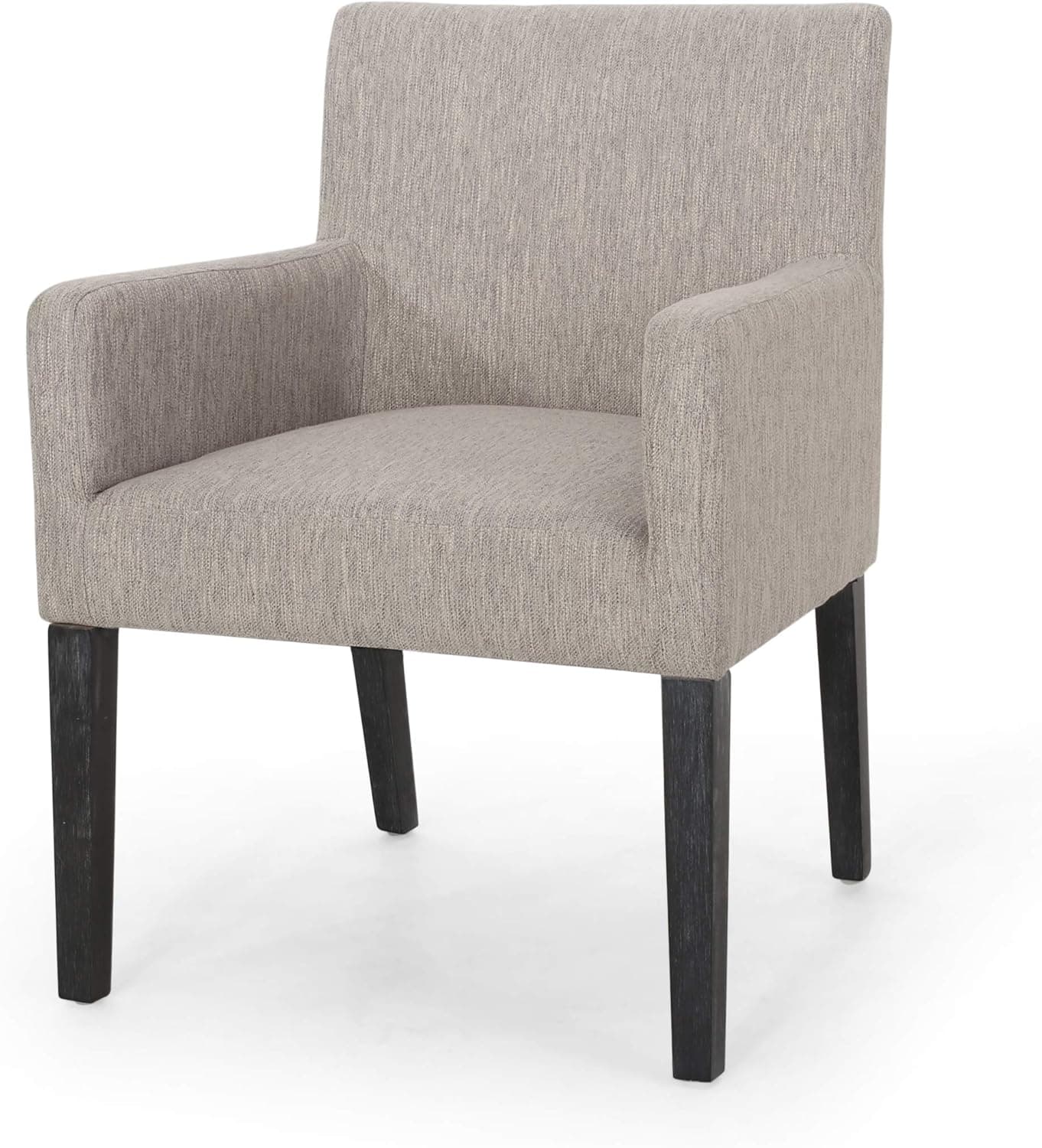Christopher Knight Home Mcclure Clure Contemporary Upholstered Armchair, Light Gray, Gray