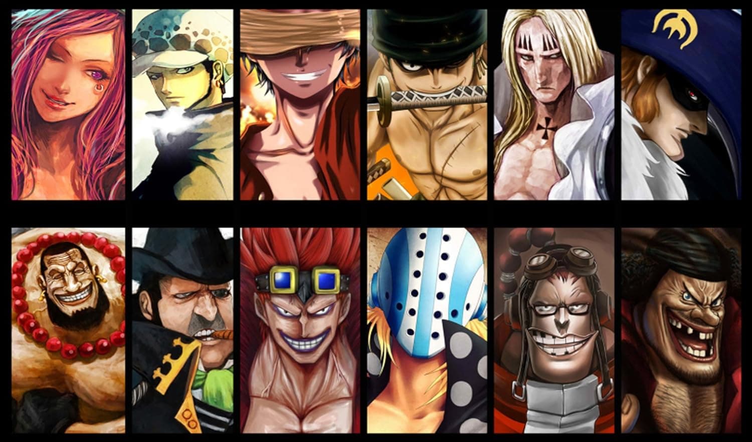 HiddenSupplies.com One Piece Characters Playmat