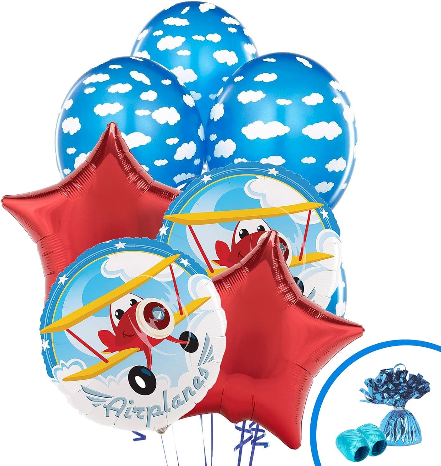 Airplane Adventure Balloon Bouquet