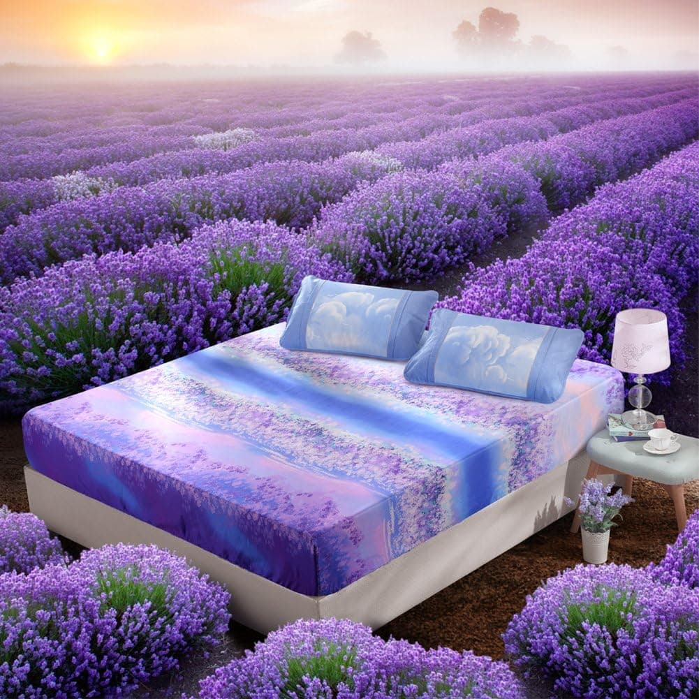 LOVO Fitted Sheet Fragrance of Provence Full