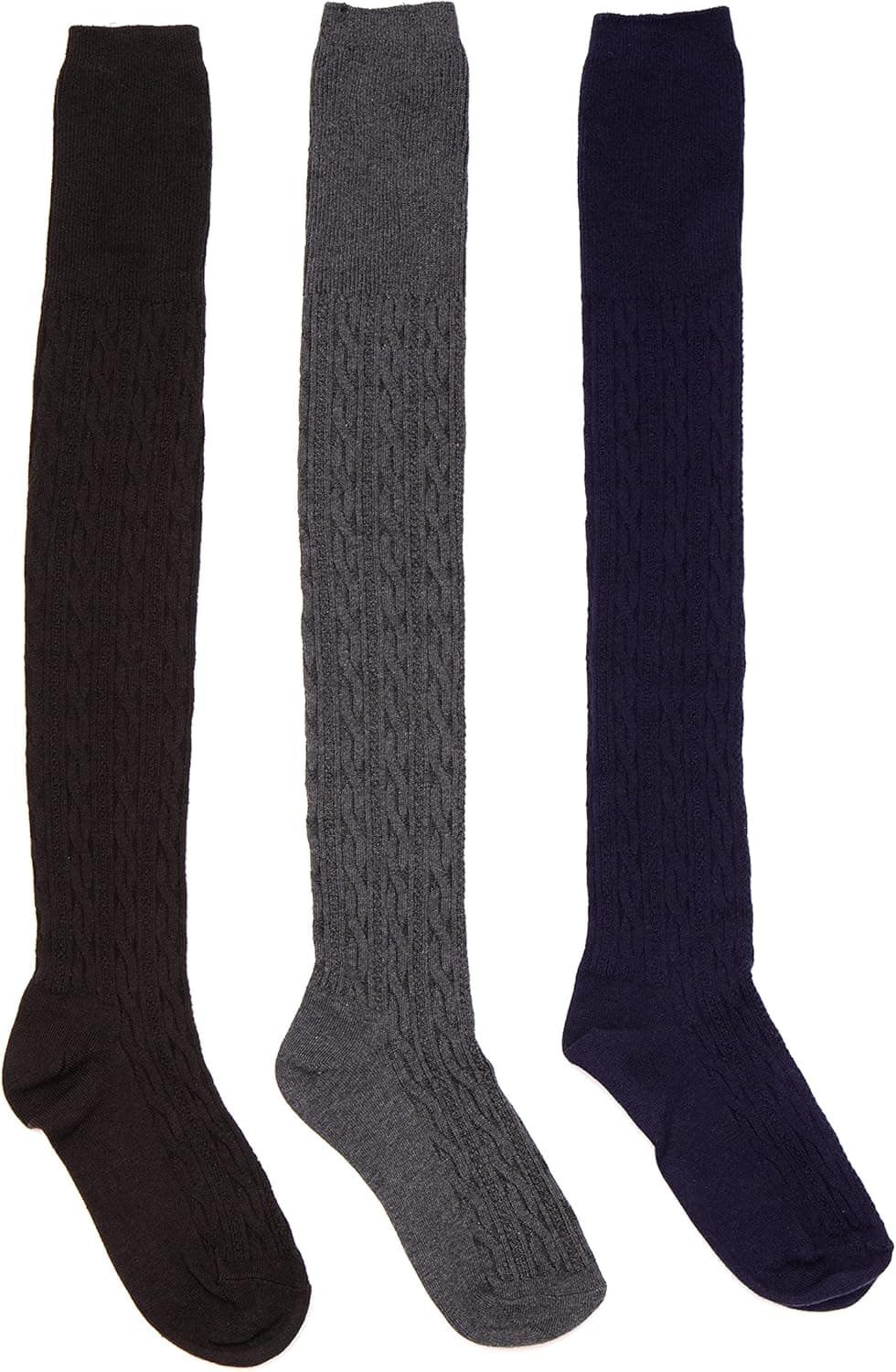 Dani's Choice Basic Cotton Blend Knee High Socks Boots Socks Leg Warmer
