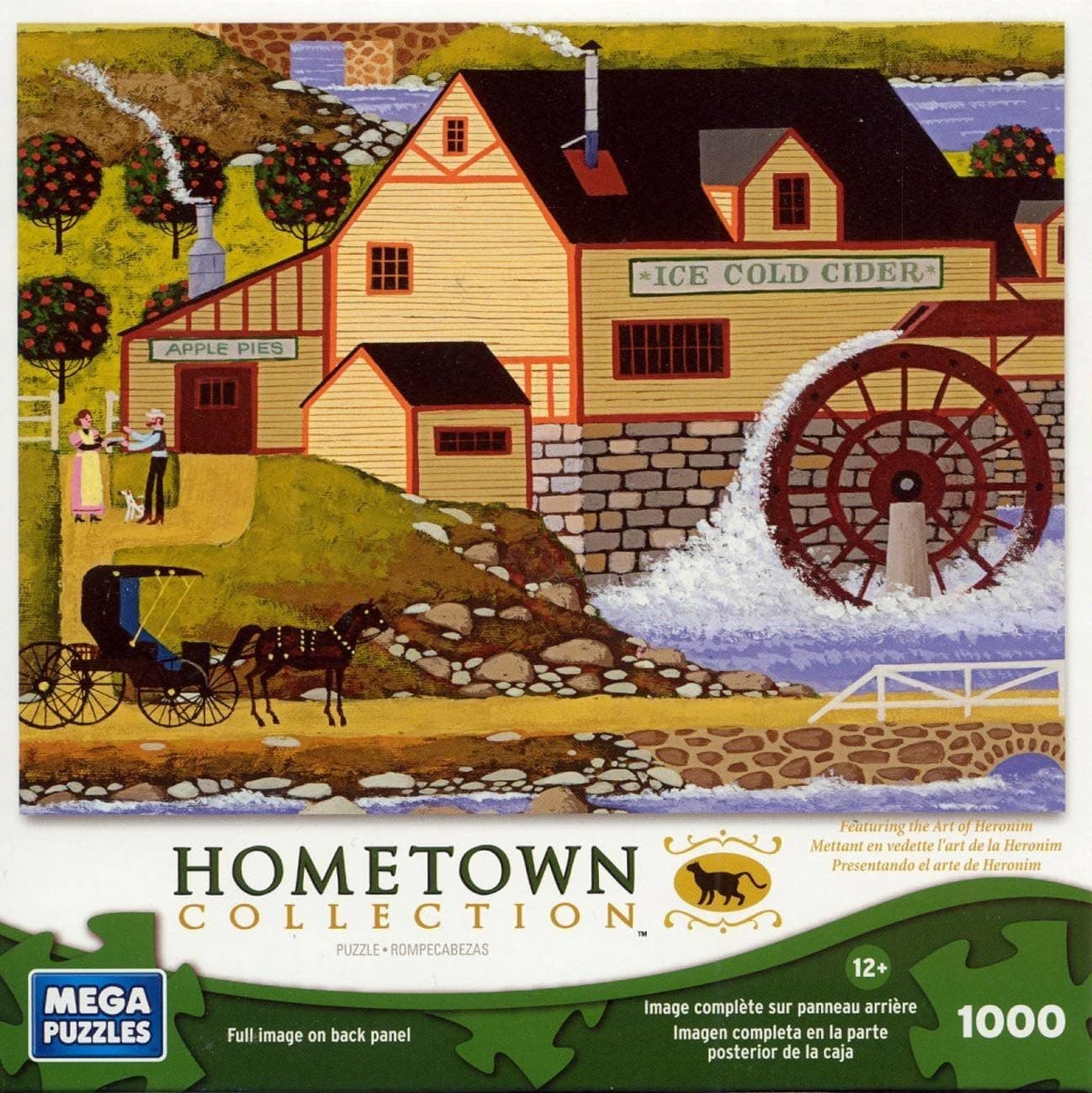 Mega Puzzles: Hometown Collection 1000 piece Old Cider Mill Puzzle