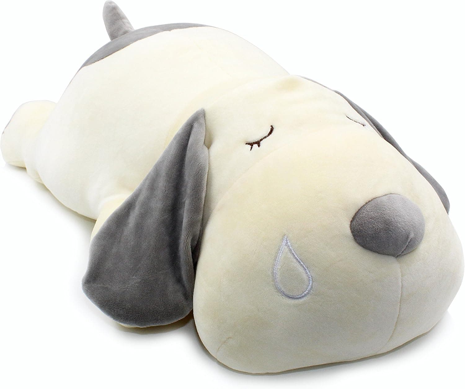 Vintoys Very Soft Dog Big Hugging Pillow Plush Puppy Stuffed Animals Gray 23.5"