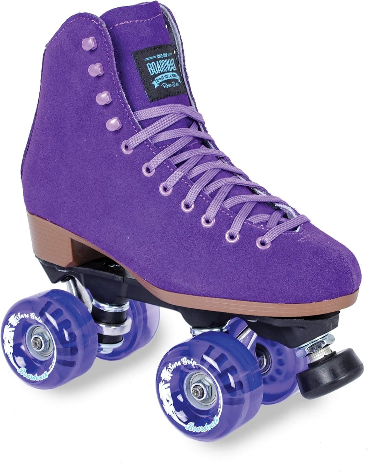 Sure-Grip Purple Boardwalk Skates Outdoor