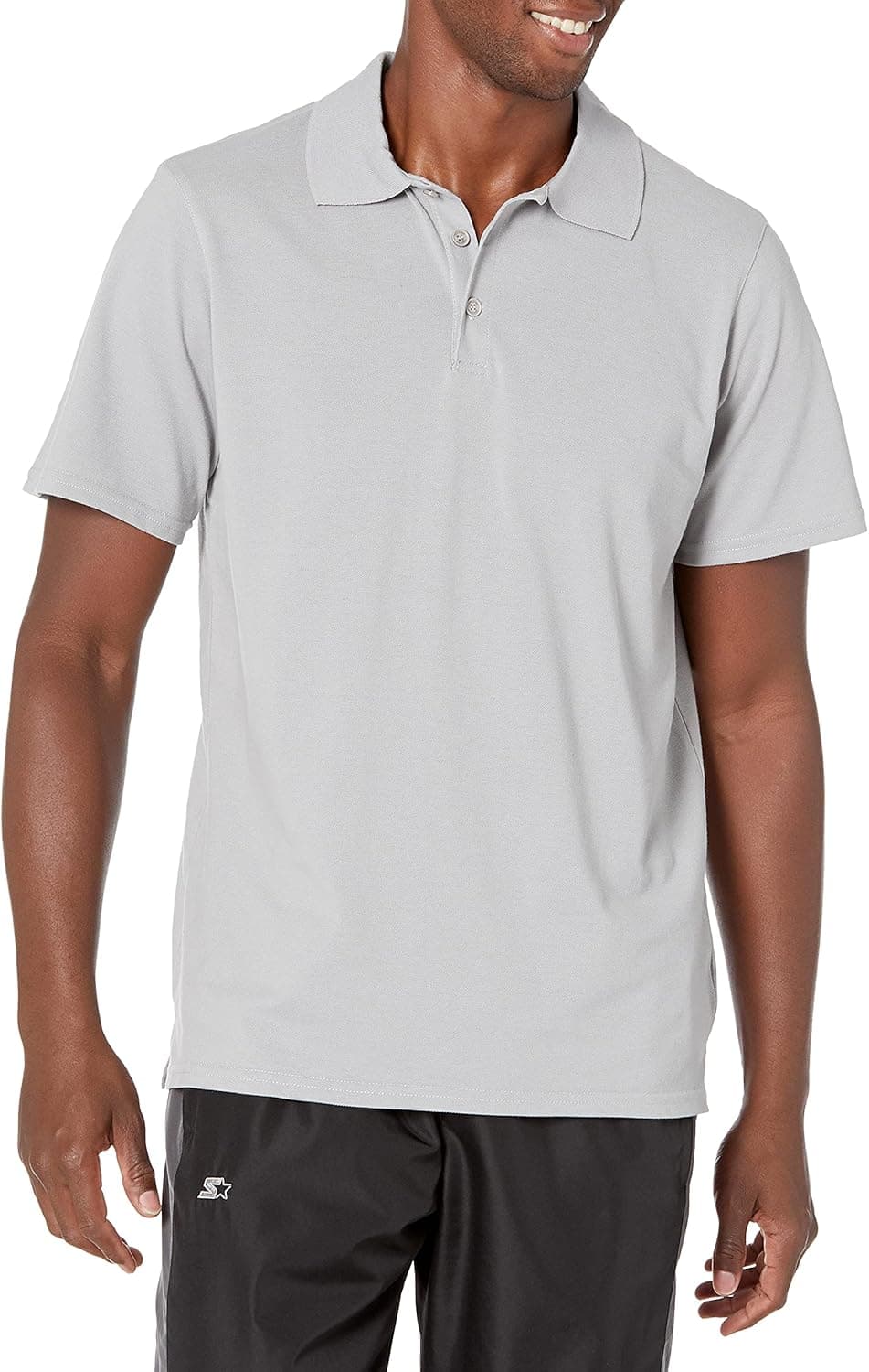 Starter Men's Short Sleeve Performance Pique Polo, Amazon Exclusive