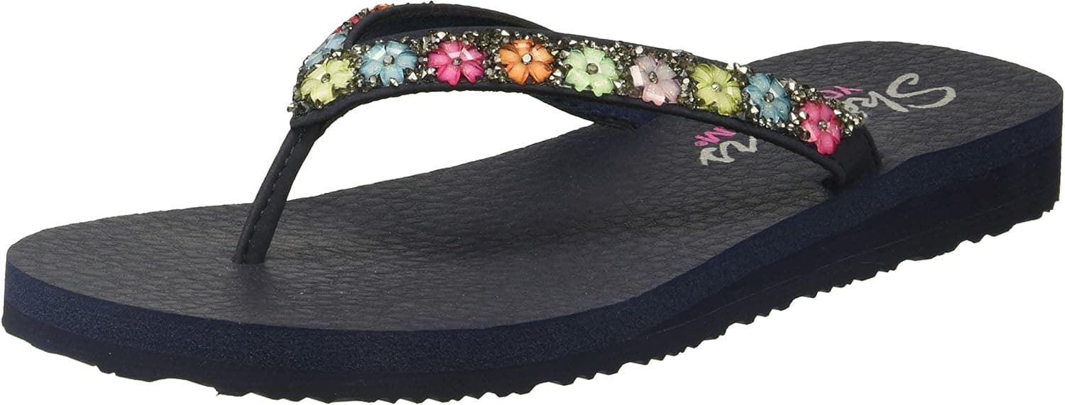Skechers Women's Meditation-Daisy Delight Flip-Flop