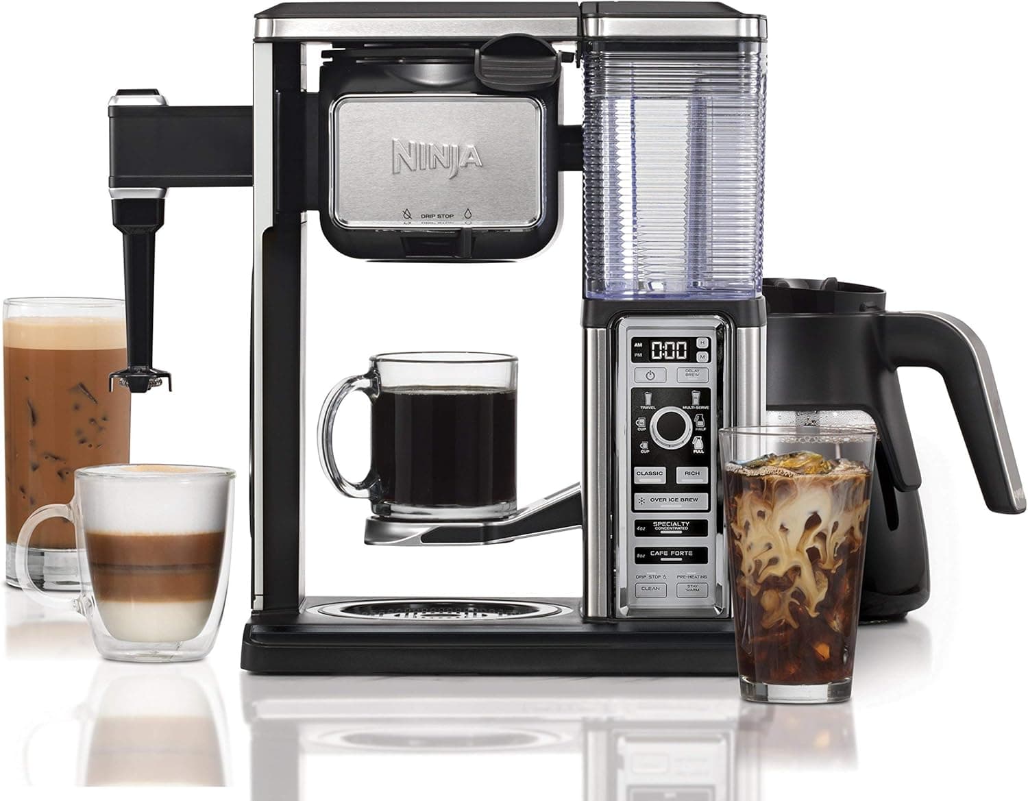 Ninja CF092 Coffee Bar Brewer System Glass Carafe (Renewed)