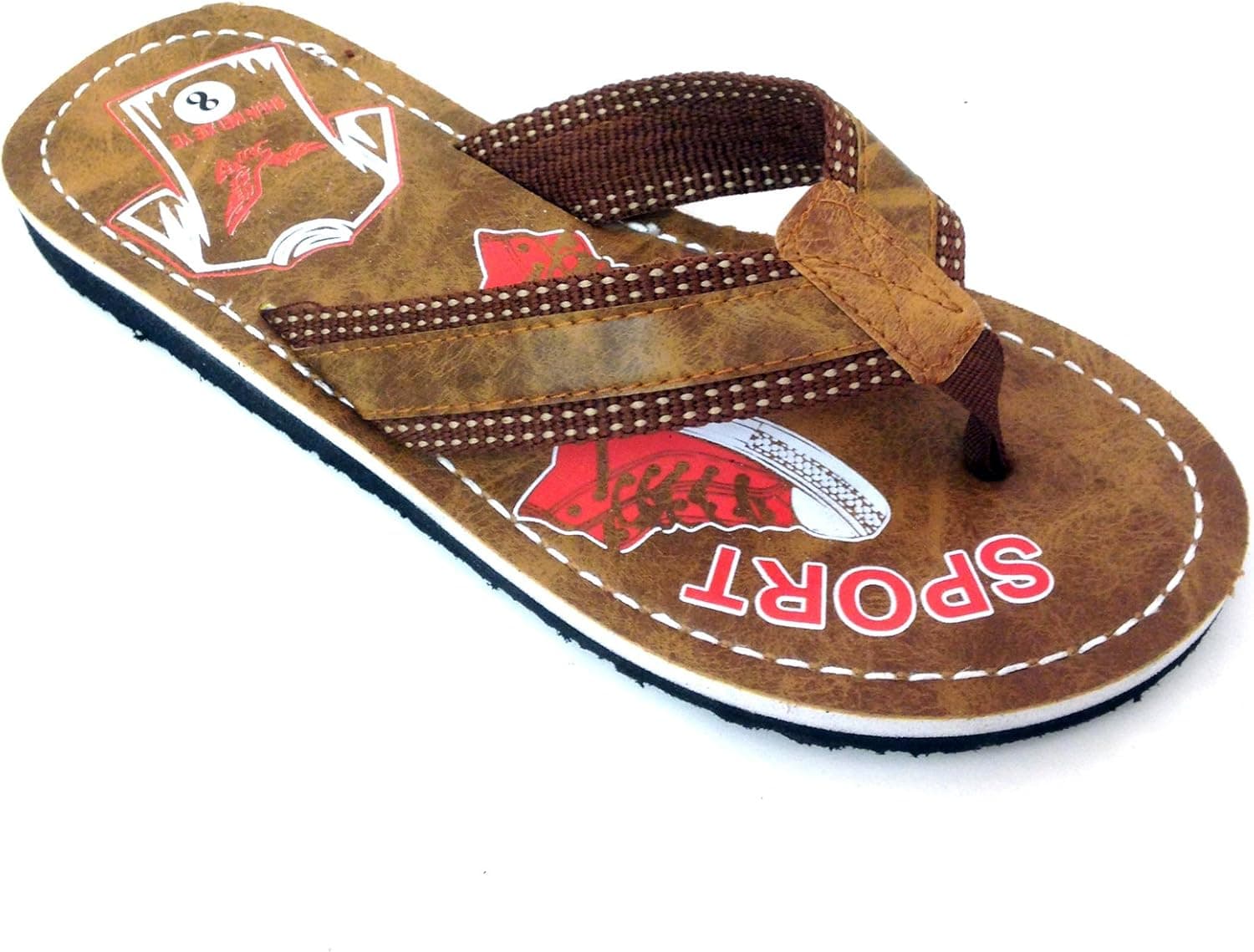 Sport Men's Sandals Flip Flops Flat Beach Thongs Summer Slippers Shoes