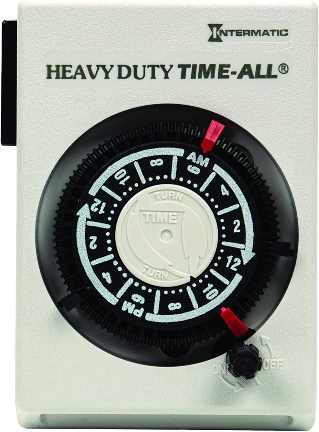 Intermatic HB113 125 Volt Heavy Duty Plug-in Air Conditioner and Appliance Timer , White