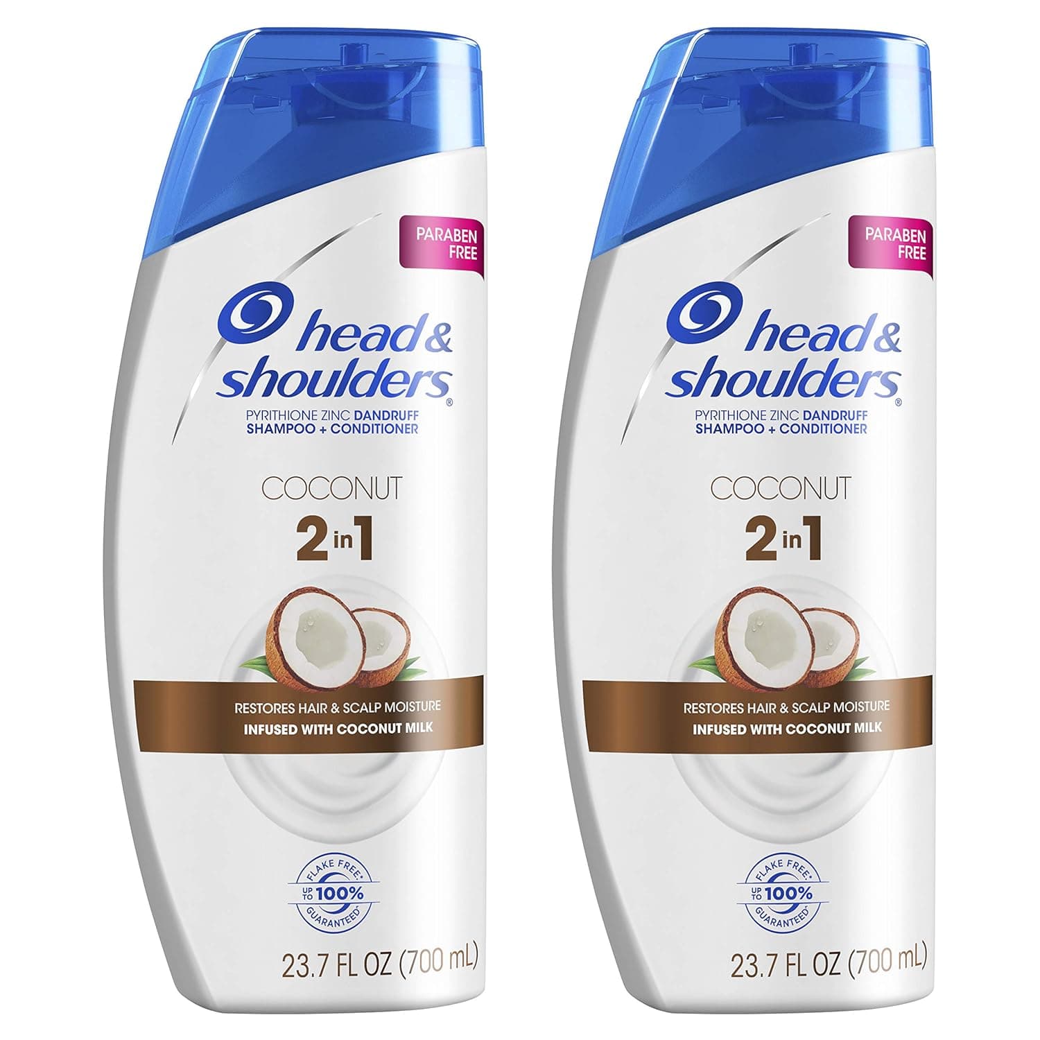 Head and Shoulders 2-in-1 Shampoo and Conditioner 23.7 fl oz, Twin Pack