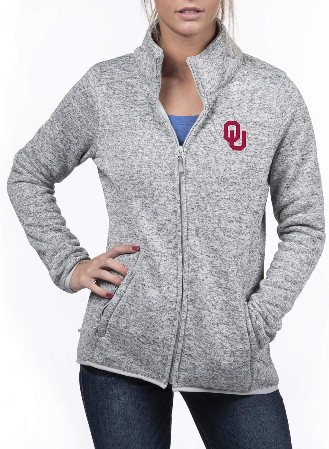 Top of the World Womens Premium Full Zip Sweater Fleece Jacket