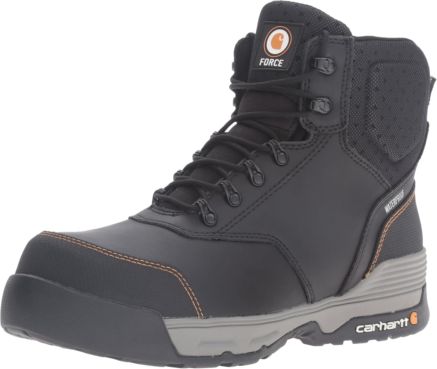Carhartt Men's 6" Force Lightweight Waterproof Composite Toe Work Boot CMA6381