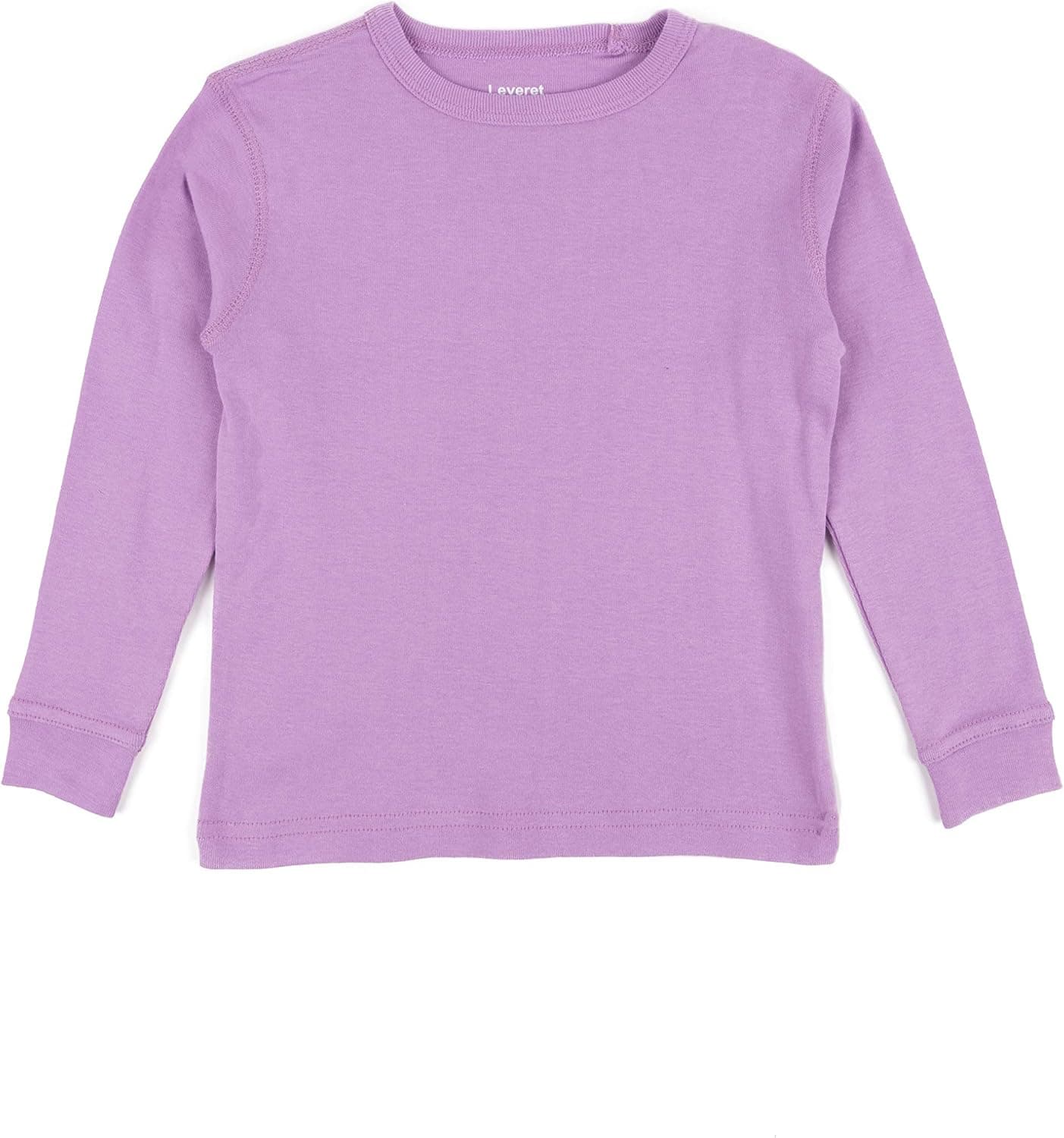 Leveret Long Sleeve Boys Girls Kids & Toddler T-Shirt 100% Cotton (2-14 Years) Variety of Colors