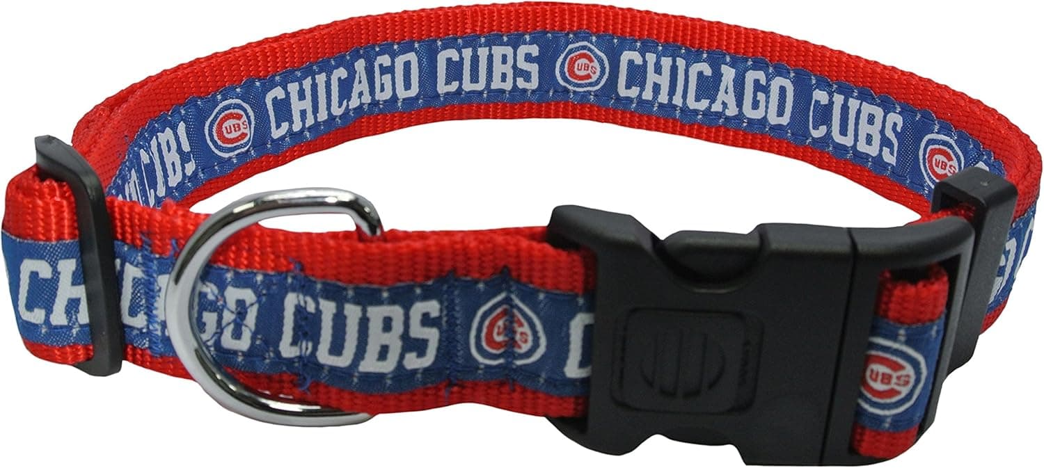 MLB CHICAGO CUBS Dog Collar, X-Large