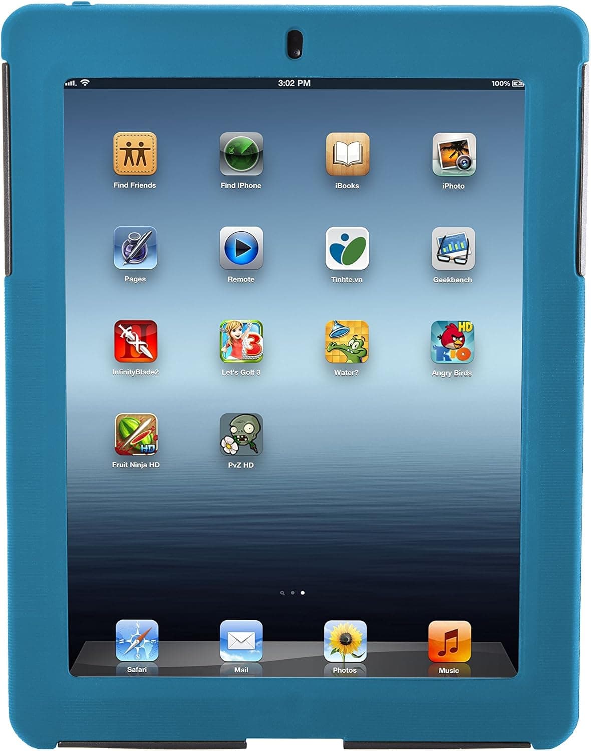 Targus SafePort Rugged Case, Everyday Protection for iPad 2, 3, and 4, Blue (THD04502US)