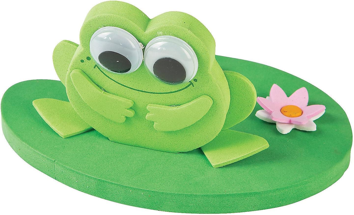 3D Frog On A Lillypad Floating Ck-12 - Crafts for Kids and Fun Home Activities