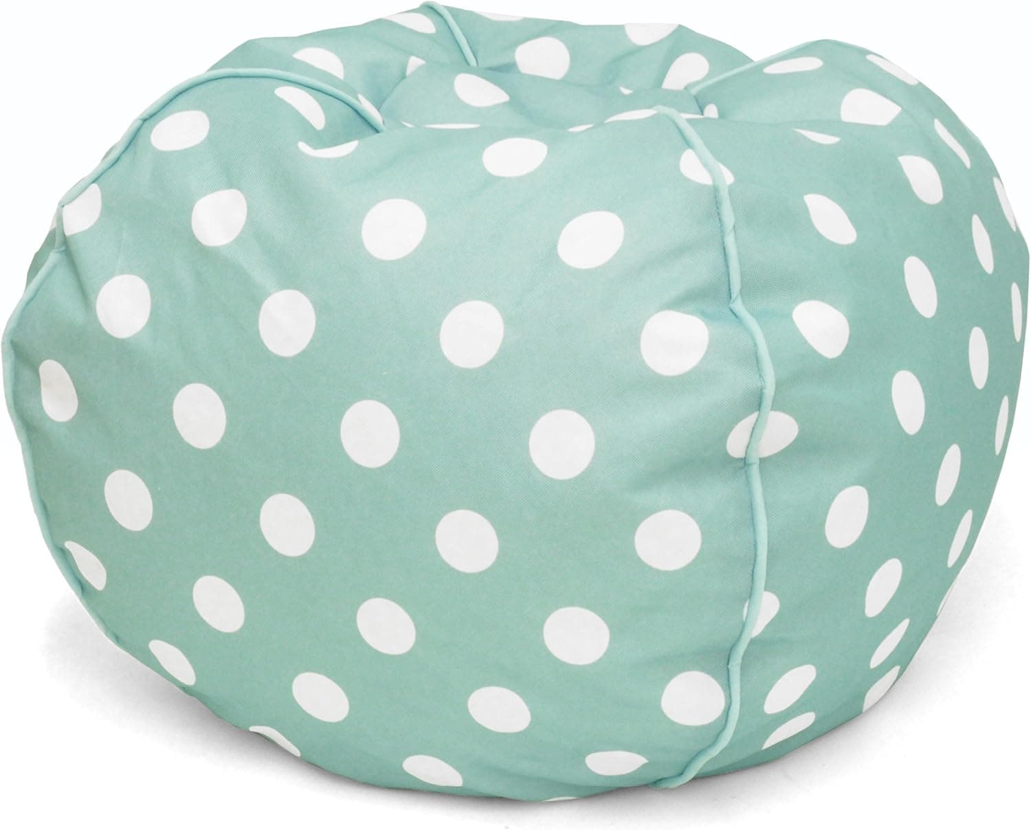 Heritage Kids Kids Polka Dot Round Bean Bag Chair Turquiose