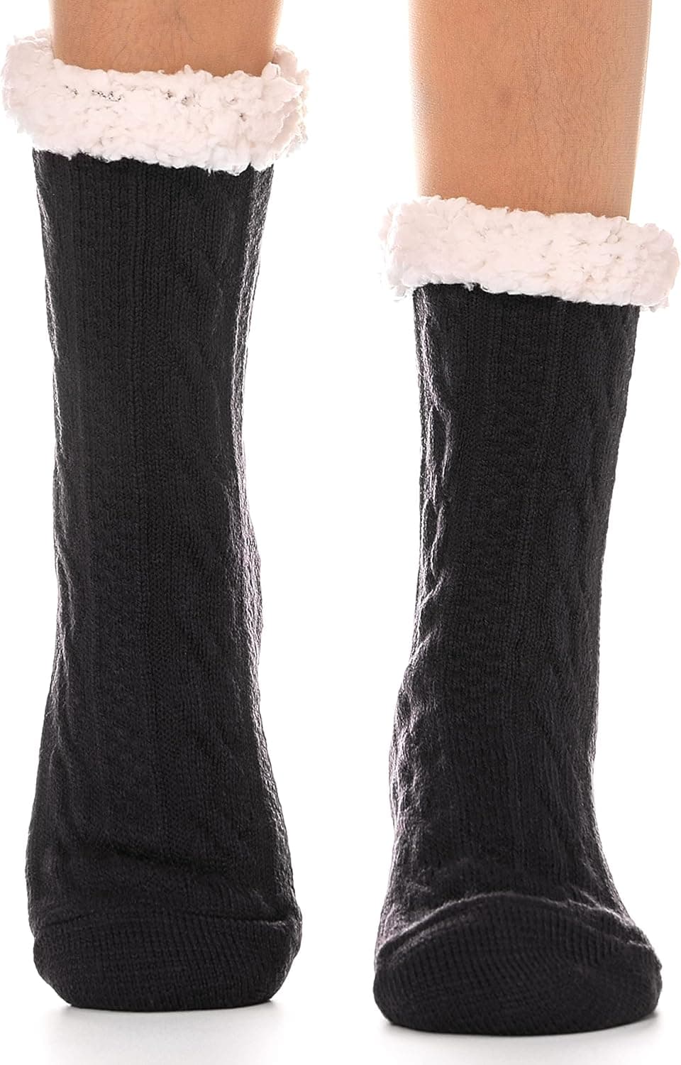 EBMORE Women Slipper Fuzzy Socks Fluffy Cozy Cabin Warm Winter Soft Thick Comfy Fleece Non Slip Home Socks