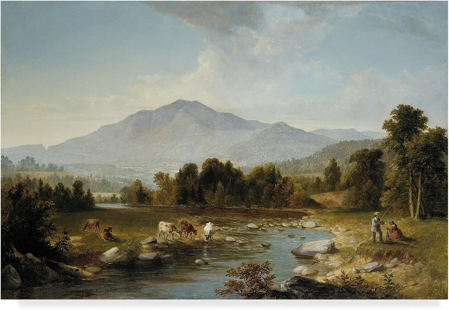 High Point Shandaken Mountains 1853 by Asher Brown Durand, 30x47-Inch
