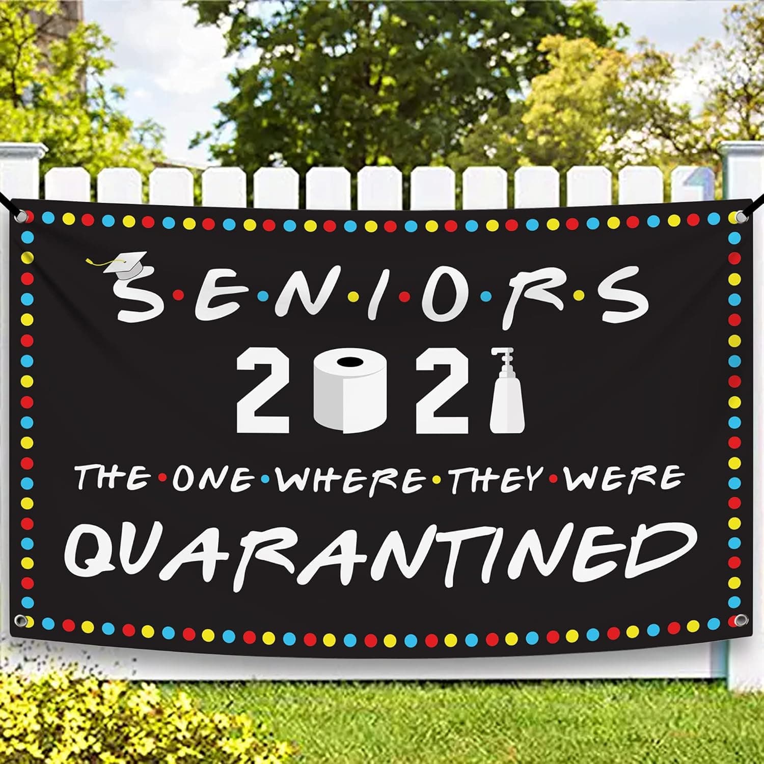 XtraLarge Seniors 2022 Banner for Graduation Decorations -72x44 Inch | Class of 2022 Decorations for College, HighSchool Grad Party Decor | Friends Graduation Decorations 2022 | Graduation Banner 2022
