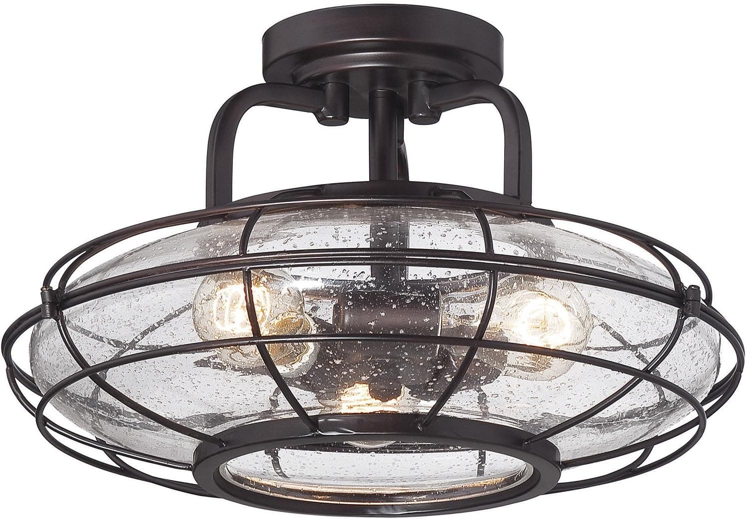 Savoy House 6-574-3-13 Connell 3-Light Semi-Flush in English Bronze