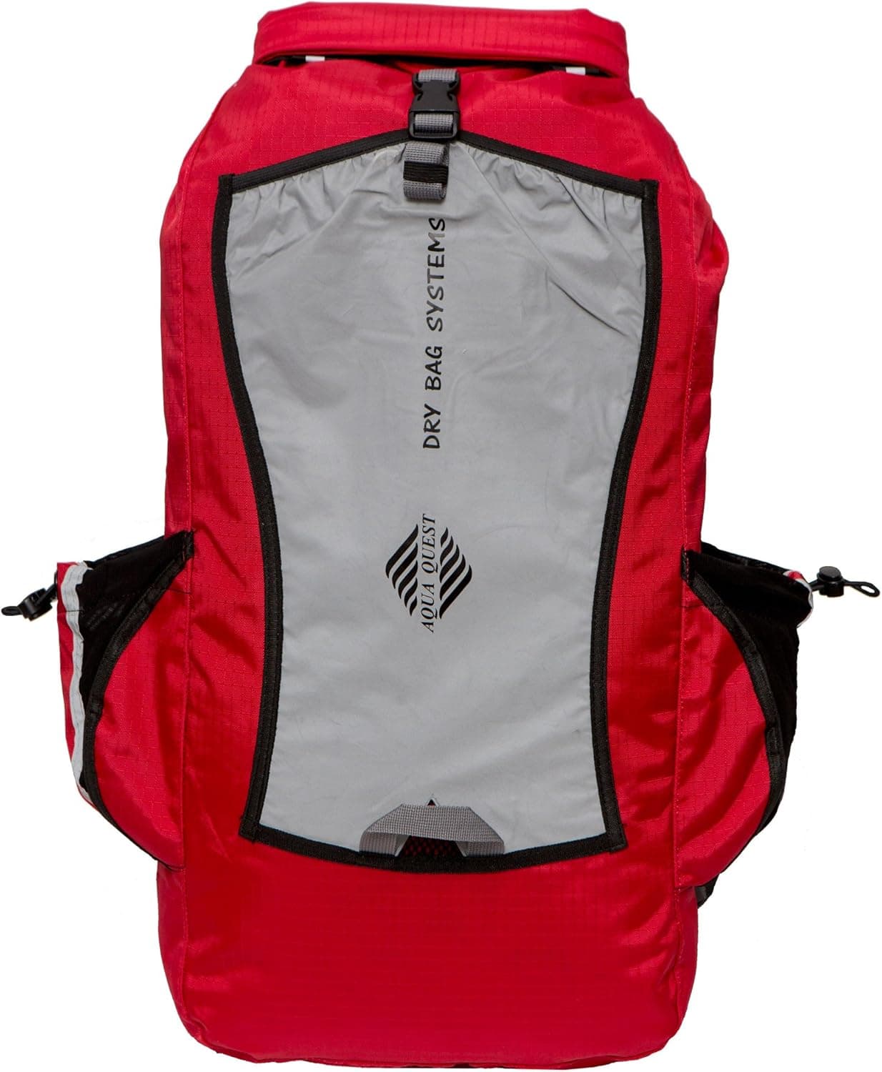 Aqua Quest Sport 25 Red Reflective Dry Bag 25L Backpack Waterproof for Trekking, Camping, Hunting, Fishing
