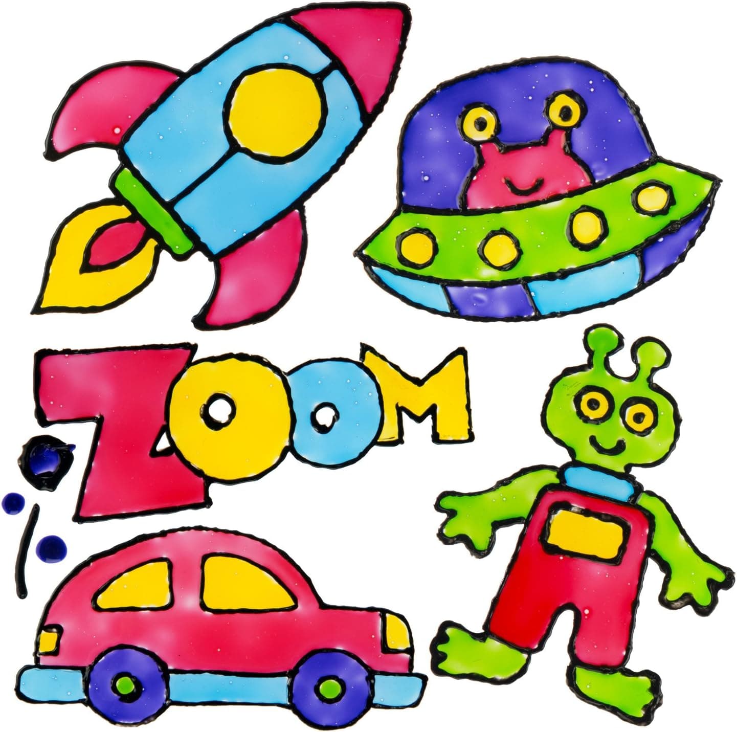 ALEX Toys Artist Studio Window Sticker Art - Zoom