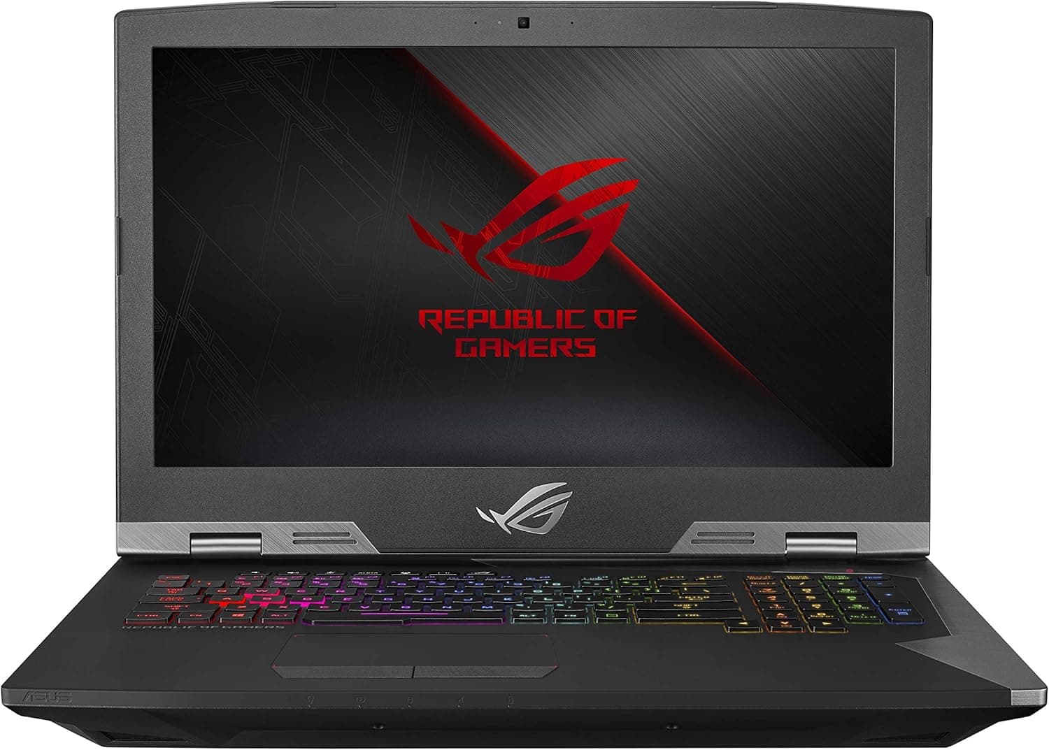 ROG G703GX Desktop Replacement Gaming Laptop, GeForce RTX 2080, Intel Core i7-8750H Processor, 17.3” Full HD 144Hz 3ms G-SYNC, 16GB DDR4, 512GB PCIe SSD + 1TB SSHD, RGB, Windows 10 Pro - G703GX-XS71