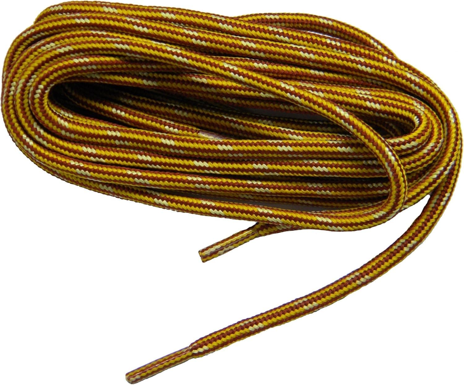 Yellow Gold w/Brown proTOUGH(TM) Kevlar Reinforced Heavy Duty Boot Laces Shoelaces (2 Pair Pack)