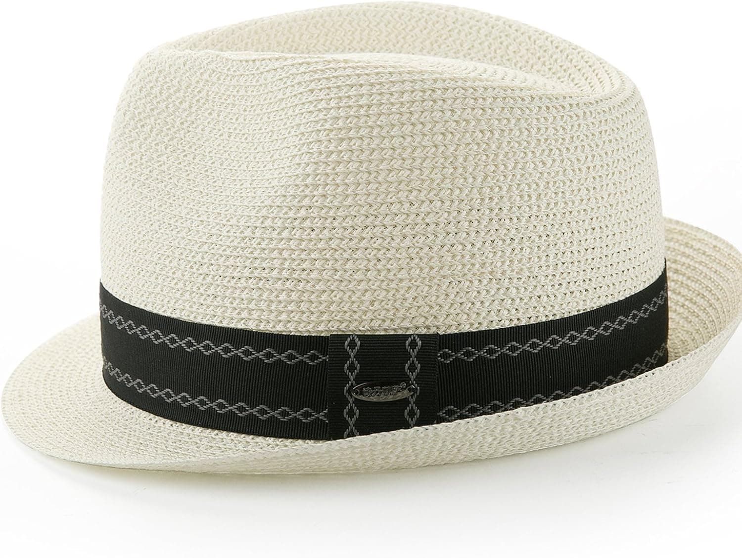 Sedancasesa Unisex Fedora Straw Sun Hat Paper Summer Short Brim Beach Jazz Cap