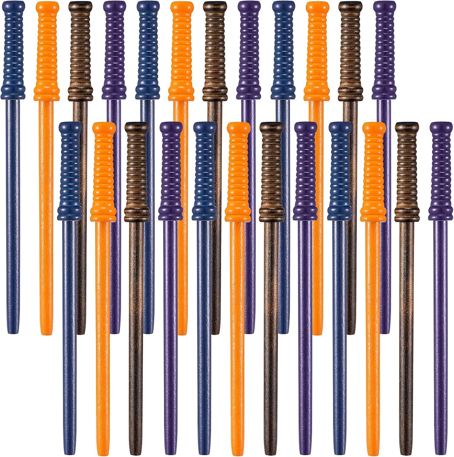 Zonon Wand Pencils Wizard Party Supplies Wizard Wand Pencils Wand for Kids Wooden Theme Birthday Favors Teen Tween Boys and Girls School Rewards (24 Pieces)