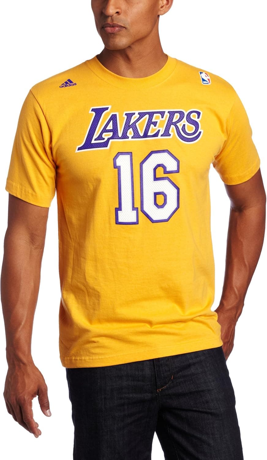 NBA Los Angeles Lakers Pau Gasol Name & Number T-Shirt