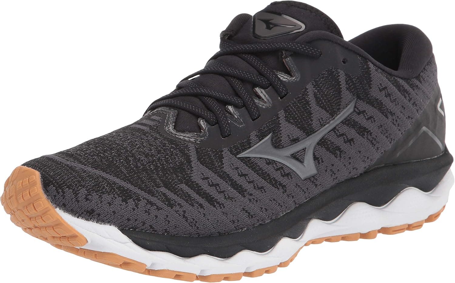 Mizuno womens Wave Sky 4 Waveknit Running Shoe, Dark Shadow, 10 Wide US