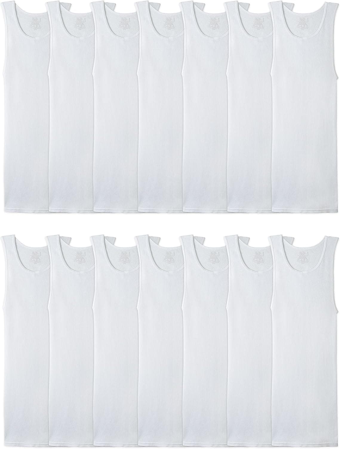 Fruit of the Loom Men's Tag-Free Tank A-Shirt