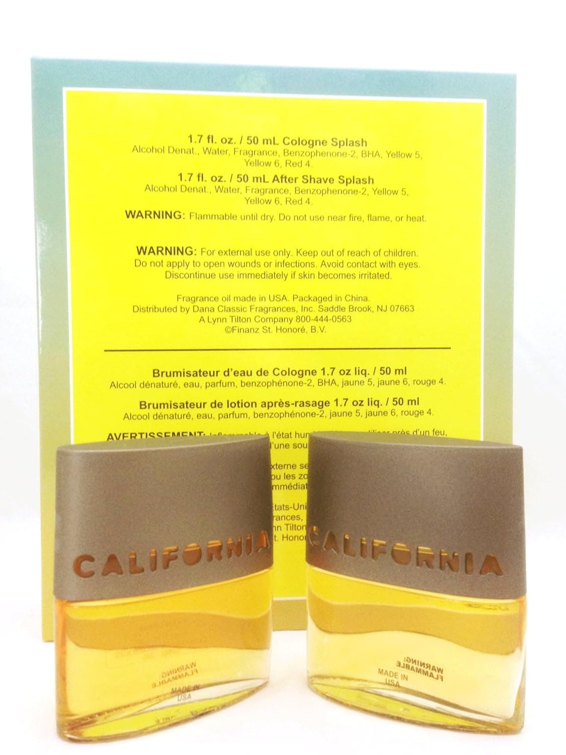 CALIFORNIA by Dana 1.7 oz Splash Men