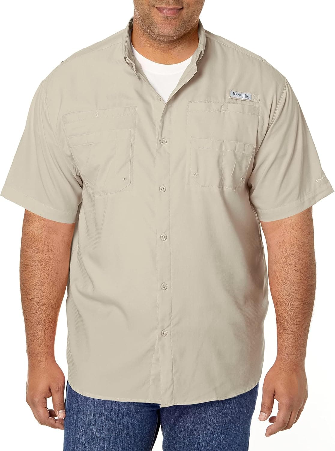 Columbia Men's PFG Tamiami Ii UPF 40 Short Sleeve Fishing Shirt