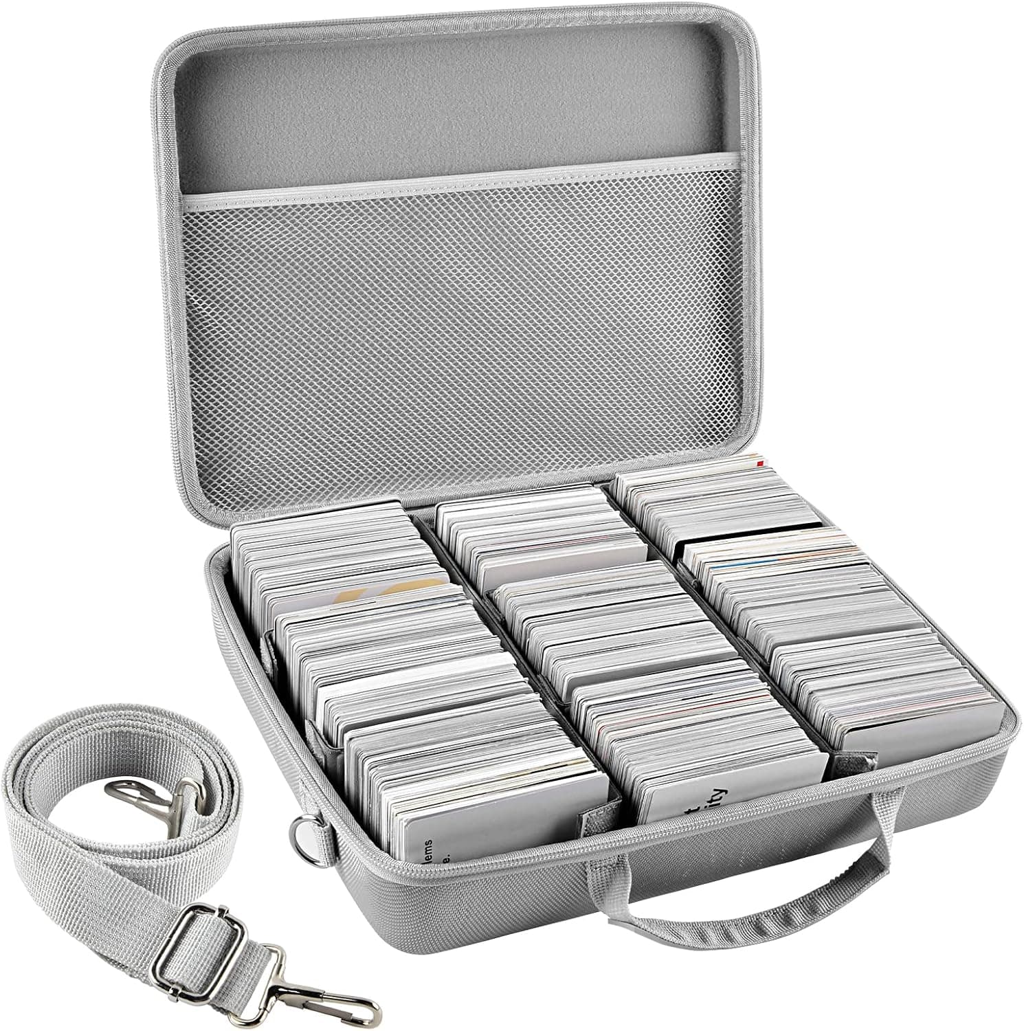 PAIYULE Large Football Card Game Case Storage Holder for 2500+ Cards, Fits for Main Card for C. A. H, Baseball Basketball Sport Card Box for PM TCG, for TMG,and More Card Games-(Bag Only)