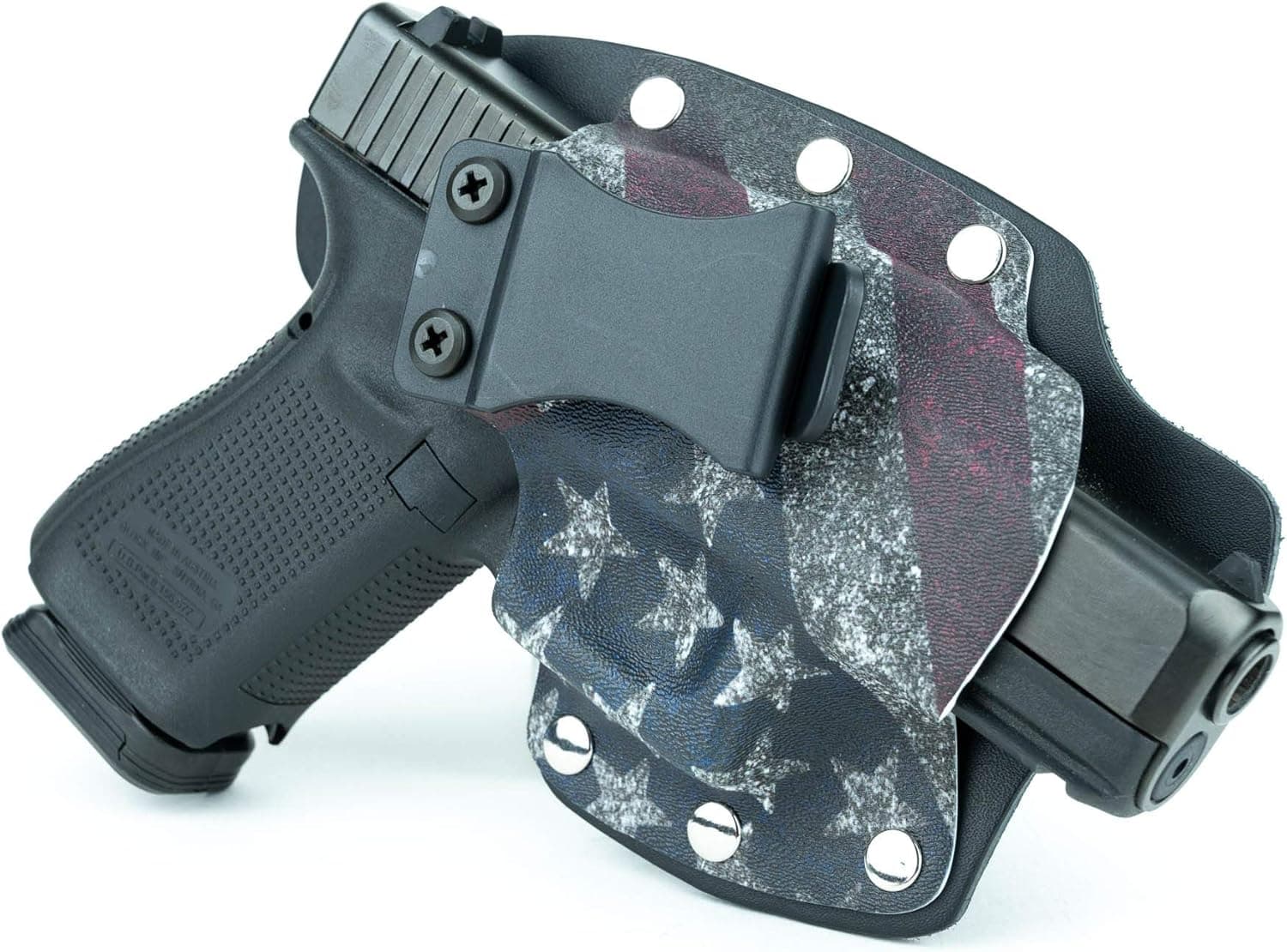Infused Kydex USA: Slanted Flag IWB Hybrid Concealed Carry Holsters for More Than 200 Different Handguns. Left & Right Versions Available.