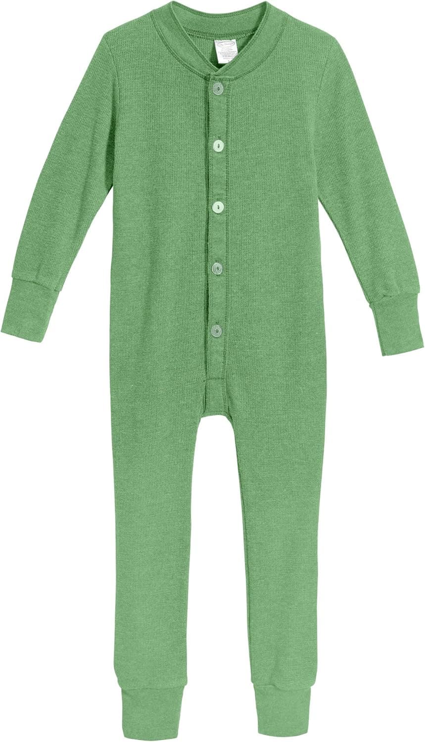 City Threads Boys' and Girls' Union Suit Thermal Underwear Long John Made in USA