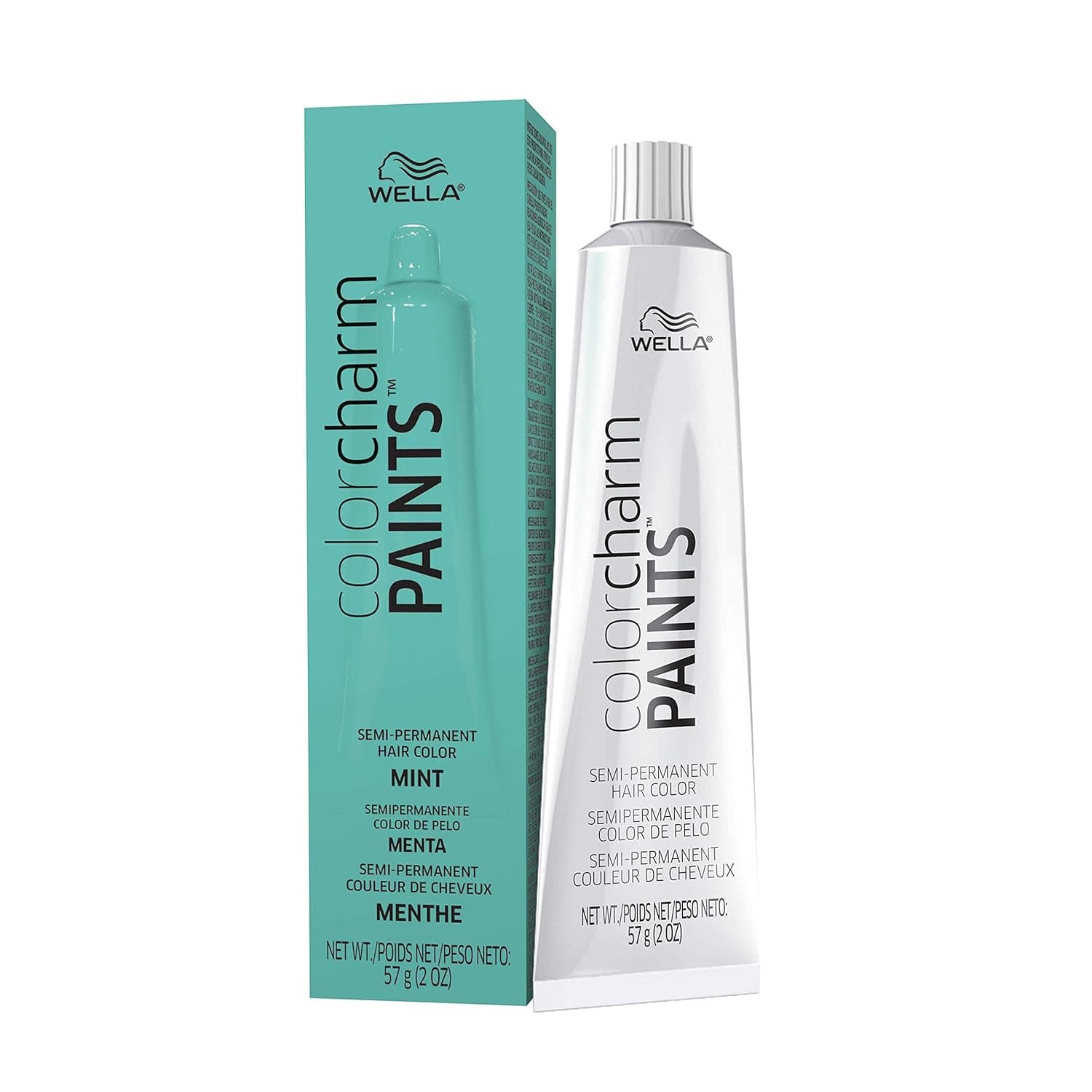 WELLA Color Charm Paints Semi-Permanent Hair Dye for Temporary Hair Color, Intermixable Shades, Mint