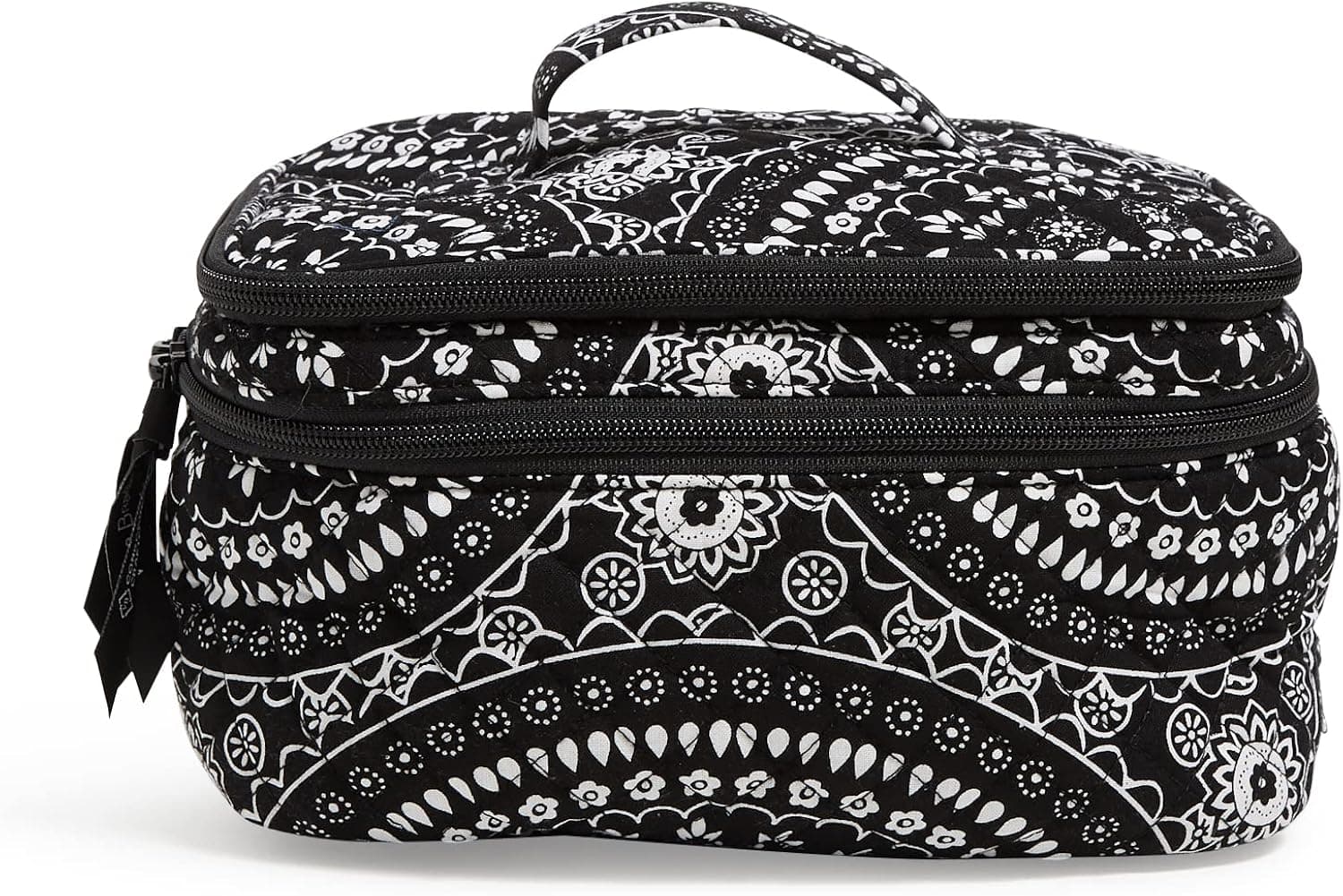 Vera Bradley Women's Cotton Brush Up Cosmetic Makeup Organizer Case Bag